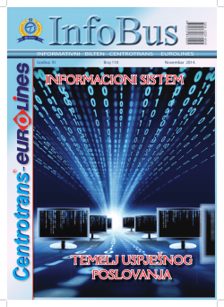 temelj uspje&scaron;nog poslovanja informacioni sistem