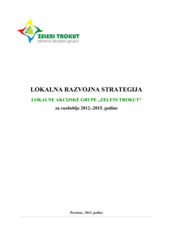 Lokalna razvojna strategija LAG