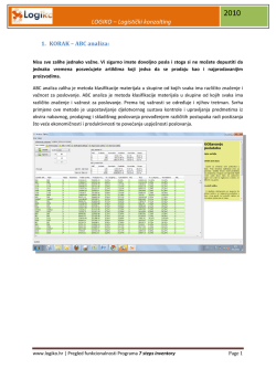 Upravljanje zalihama kroz NAV HR
