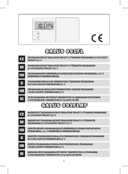 SALUS 091FL SALUS 091FLRF