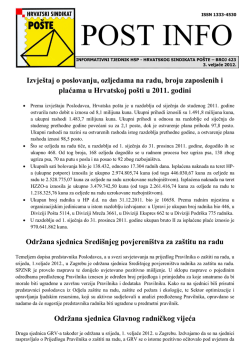 ispis - Hrvatski sindikat po&scaron;te