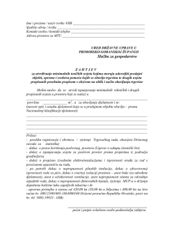 Ime i prezime / naziv tvrtke: - ured državne uprave