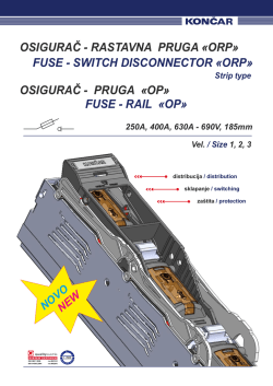 Katalog izoliranih osigurač-pruga vel. 1, 2, 3 (PDF)