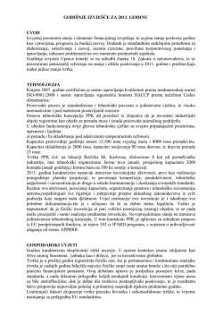 Izvještaj direktora