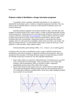 Slike iz GeoGebre