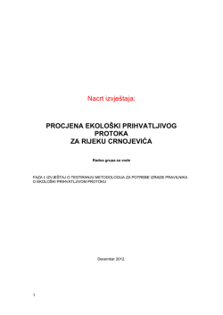 Procjena ekoloki prihvatljivog protoka za Rijeku