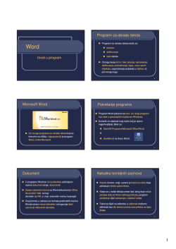 (Microsoft PowerPoint - 1. Uvod u program WORD [Na\350in