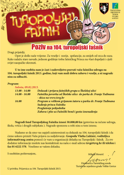 104. Turopoljski fa&scaron;nik 2013.