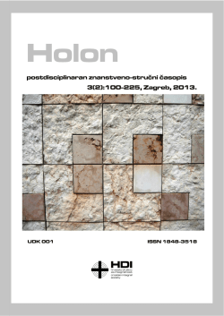 Holon, 3(2) - Hrvatsko društvo za integralnost