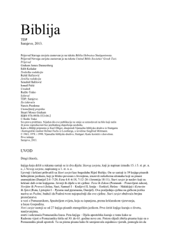 pdf dokument - Bosanska Biblija