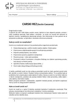 CARSKI REZ(Sectio Caesarea)