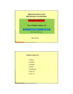 Fizikalna svojstva tla - Mediteranska poljoprivreda