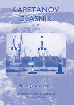 kapetanov glasnik - Udruga pomorskih kapetana Split