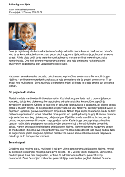 Intimni govor tijela