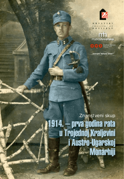 1914. &ndash; prva godina rata u Trojednoj Kraljevini i Austro