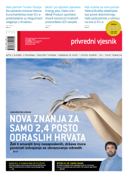nova znanja za samo 2,4 posto odraslih hrvata