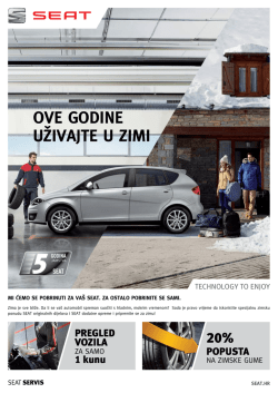 OVE GODINE UŽIVAJTE U ZIMI