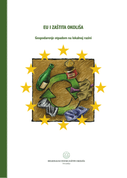 EU I ZA&Scaron;TITA OKOLI&Scaron;A Gospodarenje otpadom na lokalnoj razini