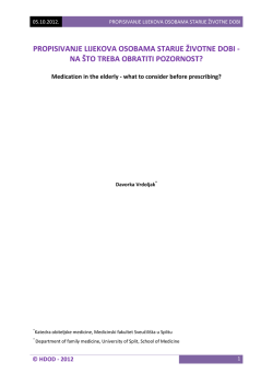 Propisivanje lijekova osobama starije životne dobi [PDF]