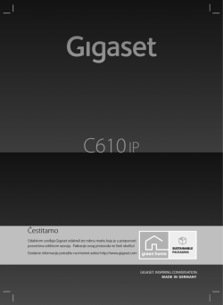 Gigaset C610 IP &ndash; va&scaron; snažni sustanar