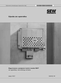 Sigurnosno usmjeren kočni modul BST za