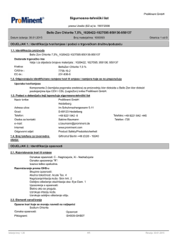 Sigurnosno-tehnički list