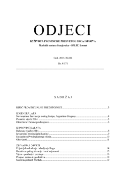 S A D R Ž A J - &Scaron;kolske sestre franjevke