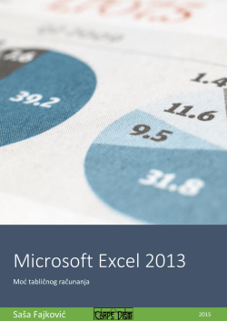 Microsoft Excel 2013
