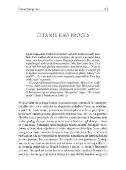 ČITANJE KAO PROCES