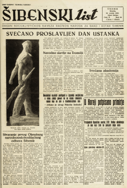 SVEČANO PROSLAVLJEN DAN USTANKA