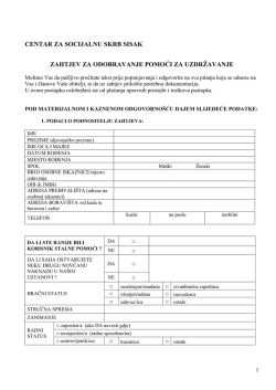 Pomoć za uzdržavanje
