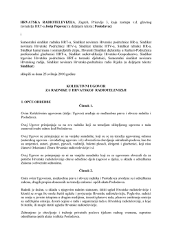 HRVATSKA RADIOTELEVIZIJA, Zagreb, Prisavlje 3, koju