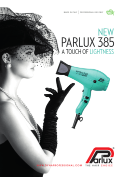 Depliant Parlux 385 2014.indd