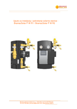 Upute za instalaciju i pokretanje solarne stanice