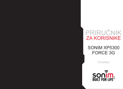 PRIRUČNIK - Sonim Technologies