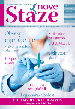 Nove Staze - kolovoz 2014. - Zavod za javno zdravstvo Koprivničko