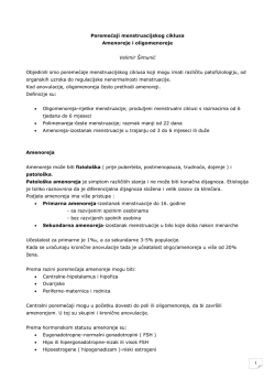 Poremećaji menstruacijskog ciklusa