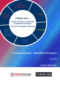 Prezentacije - LibreOffice Impress - priručnik