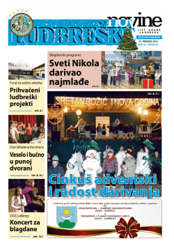 Cinku&scaron; adventski i radost darivanja