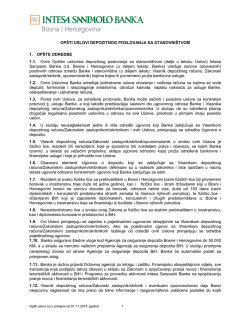 Depozitno poslovanje sa stanovni&scaron;tvom