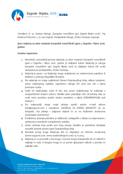 Opći uvjeti natječaja