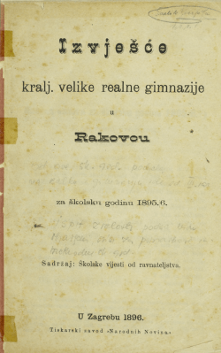 kralj, velike realne gimnazije