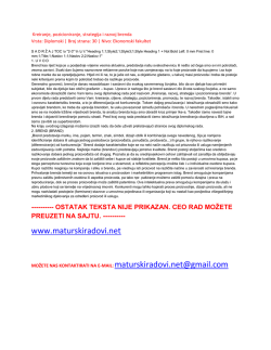 Kreiranje, pozicioniranje, strategija i razvoj brenda