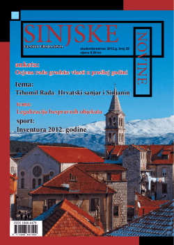 Preuzmi PDF - Kulturno umjetničko sredi&scaron;te Sinj