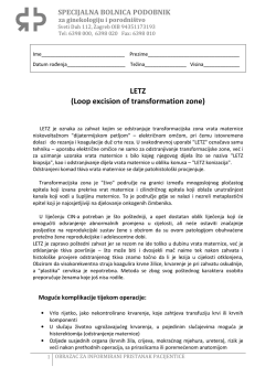 LETZ (Loop excision of transformation zone)