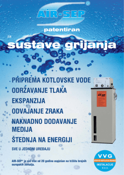 katalog air-sep - vvg instalacije