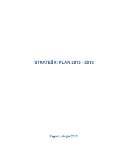 Strateški plan Centra za mladež Zaprešić 2013-2015