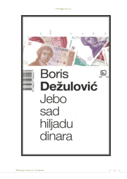 Jebo sad hiljadu dinara