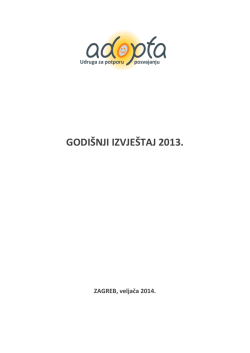 Godi&scaron;nji izvje&scaron;taj za 2013.
