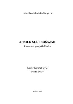 ahmed sudi bo&scaron;njak